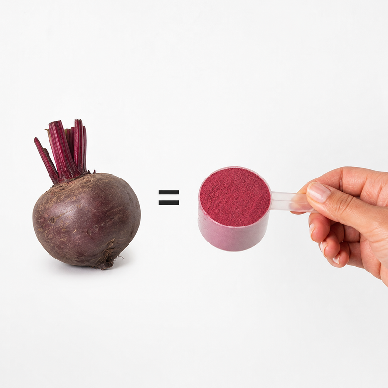 One simple scoop, that is it